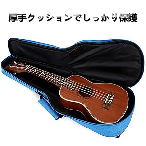 志茂 テナーウクレレ カッタウェイ ハードケース付き KIWAYA】背負えるハードケース HCK ソプラノ～テナー｜ウクレレ