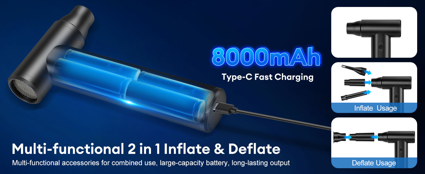 Electric air Duster Full Metal Compressed Air Duster