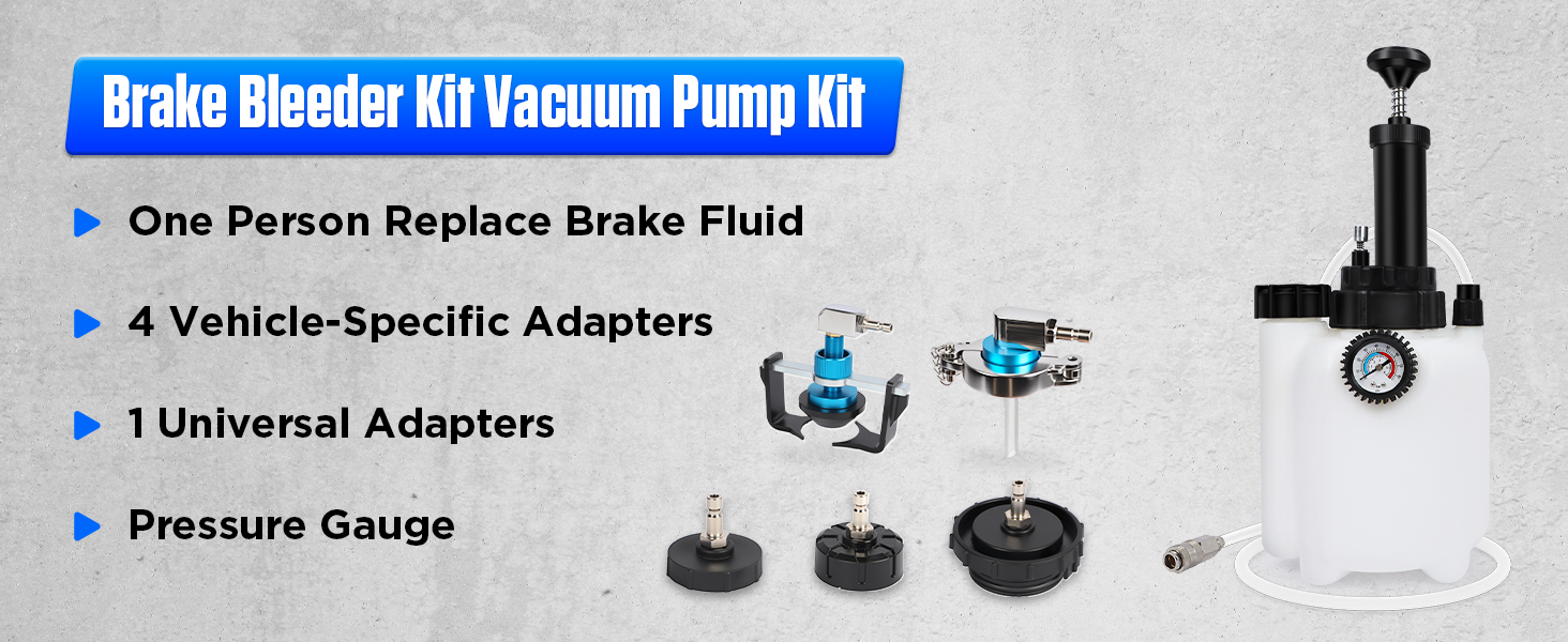 3L Brake Bleed Kit Manual Brake Bleed Fluid Pump