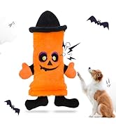 HGB Halloween Dog Toys, No Stuffing Squeaky Plush Dog Toys Holds a Water Bottle for Large, Medium...