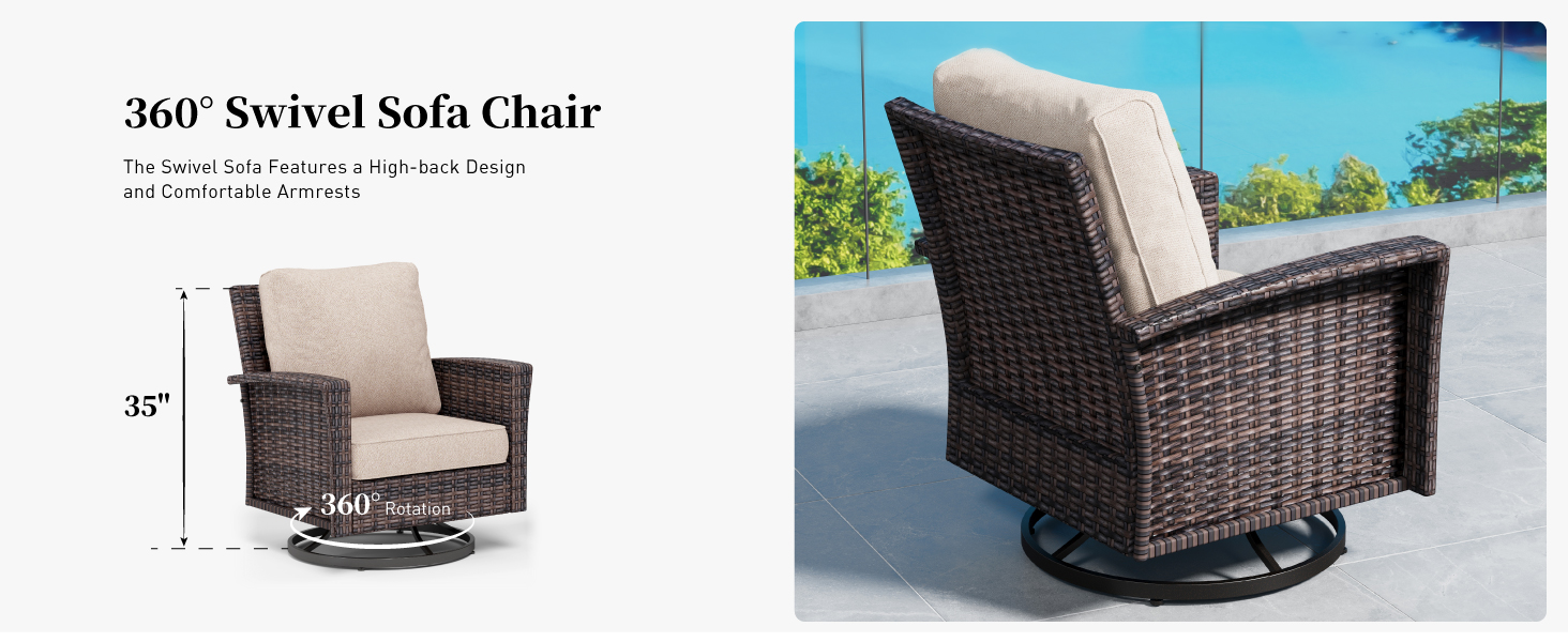 Patio Funiture All Weather Wicker