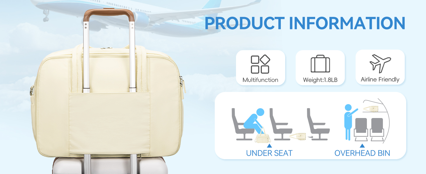 CLUCI Duffle Bag for Travel,Carry on Bag Travel Bags for