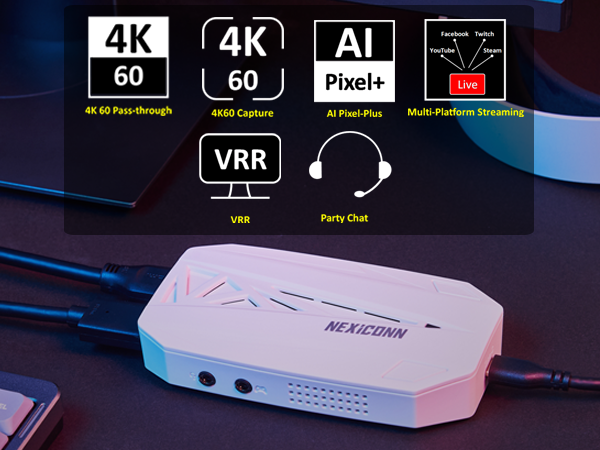 Amazon.co.jp: NEXiCONN AI Pixel-Plus CaptureX NV501 外付ゲーム