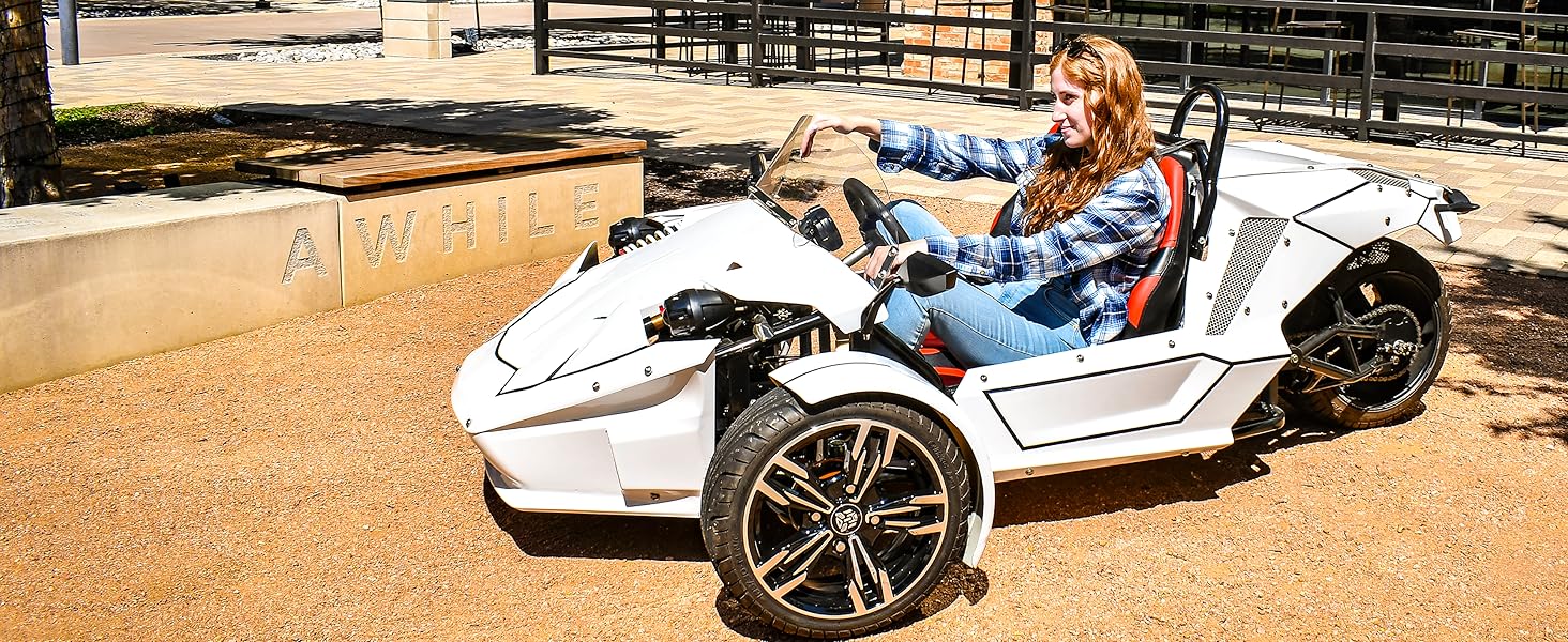 Massimo Motor E Spider, 3 Wheel vehicles EV Car, 49 Mph 2