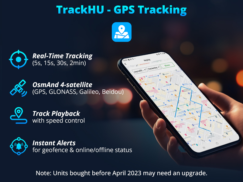 TrackHu online navigation