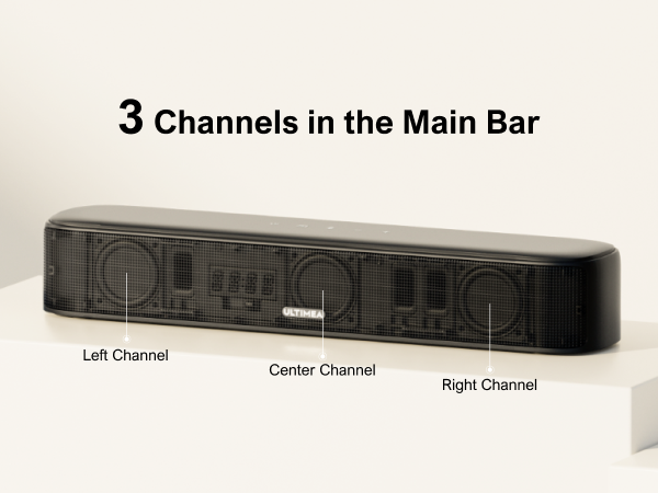 sound bar with subwoofers