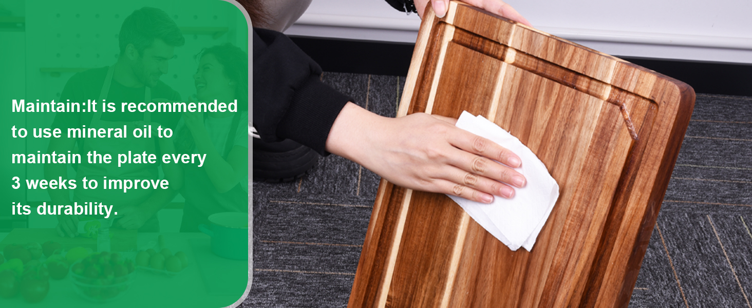 wooden chopping board