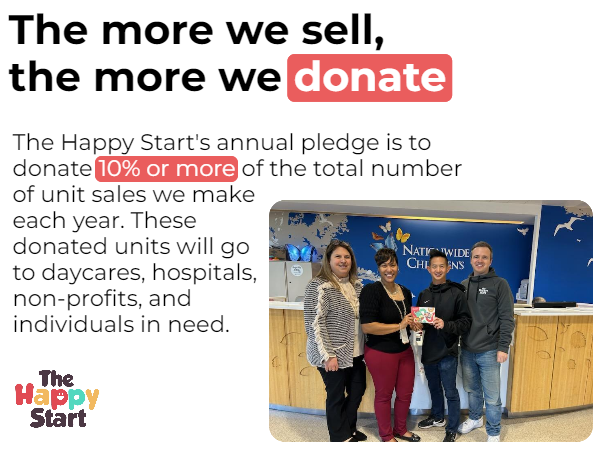 the more we sell, the more we donate