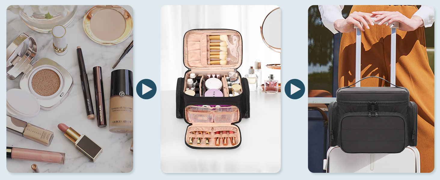 Makeup Bag Organizer