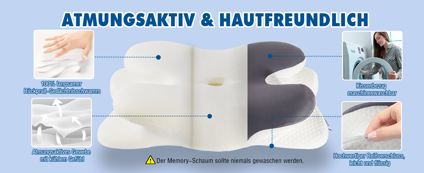 blackroll recovery pillow donama emma derila kopfkissen testsieger 40x80 kissen Pillow reisekissen