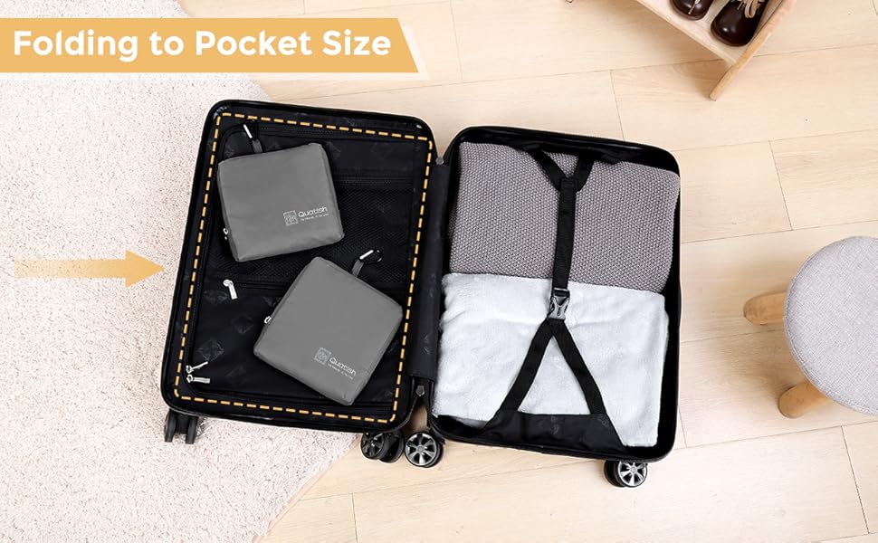 Travel Laundry bags, 2 Pack Dirty Laundry Travel Bag