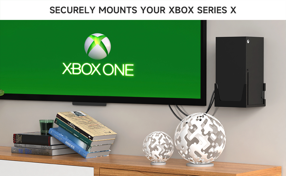Meykwod Xbox Series X Wall Mount, Metal, (Mount Xbox Series X on the Wall) Video Games