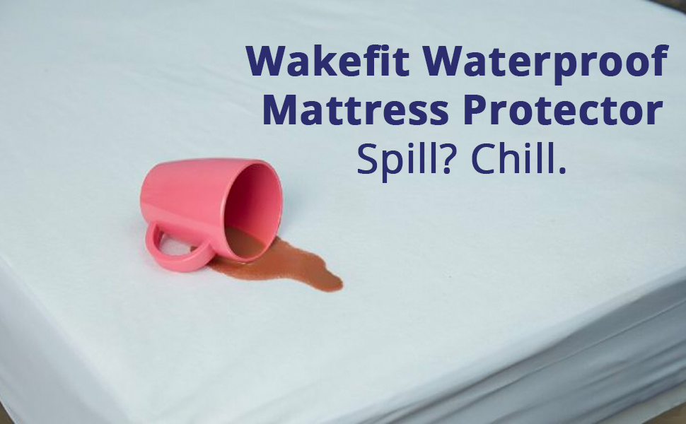 Buy Wakefit 100 Waterproof Premium Cotton Mattress Protector