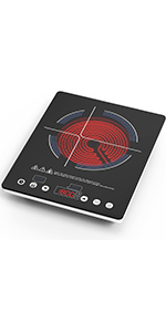 single electric cooktop