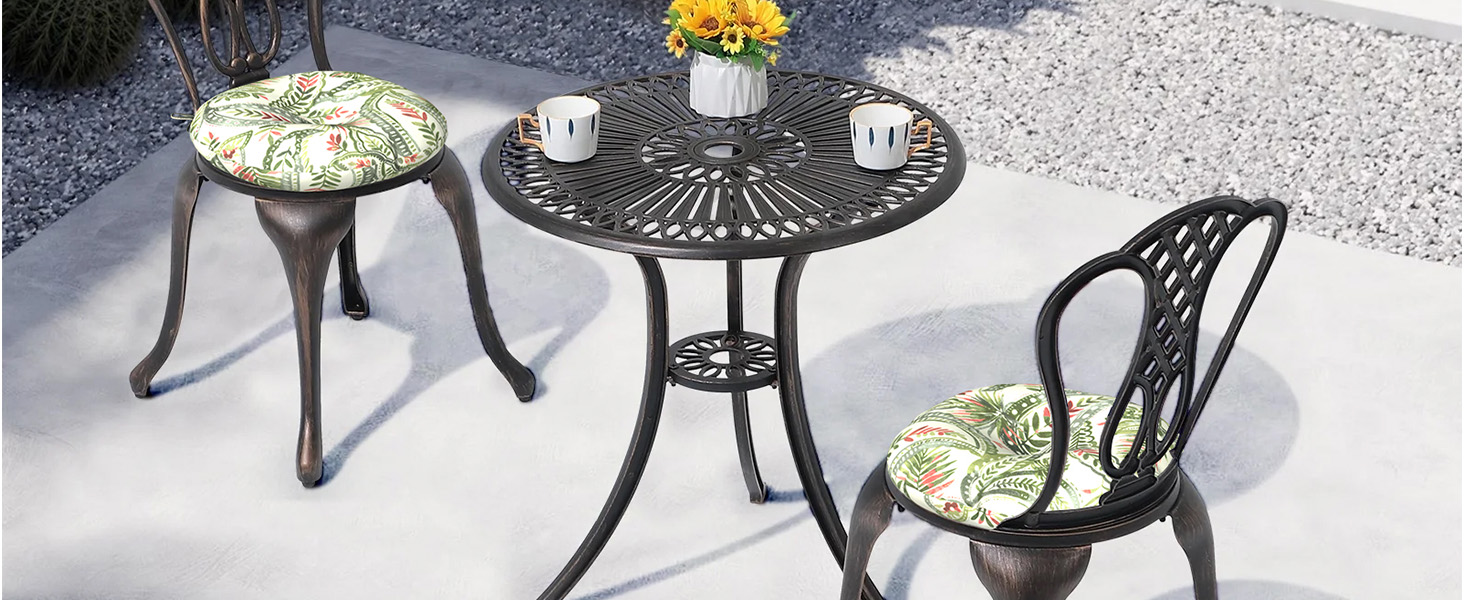 Outdoor Bistro Chair Cushion