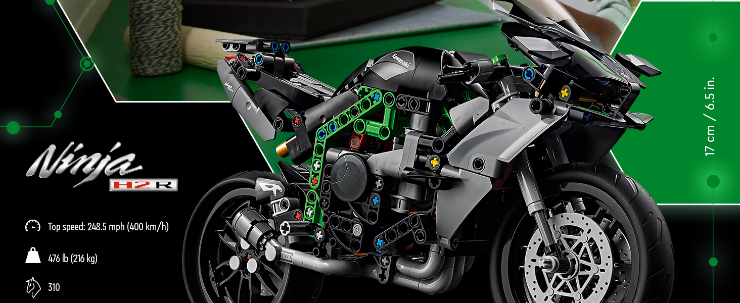lego technic moto kawasaki ninja promo