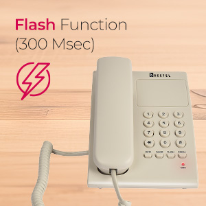 Beetel G10 Newly Launched,Expandable Cordless Landline Phone, Ringer LED Indication, Desk and Wall Mountable, 3 Step Ringer Volume Control, Tone/Puls/Flash/Pause/Redial, TEC Certified (G10 Warm Grey) 68 G10_WG_6