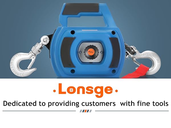 Amazon.com: Lonsge Portable Drill Winch of 1000 LB, Red