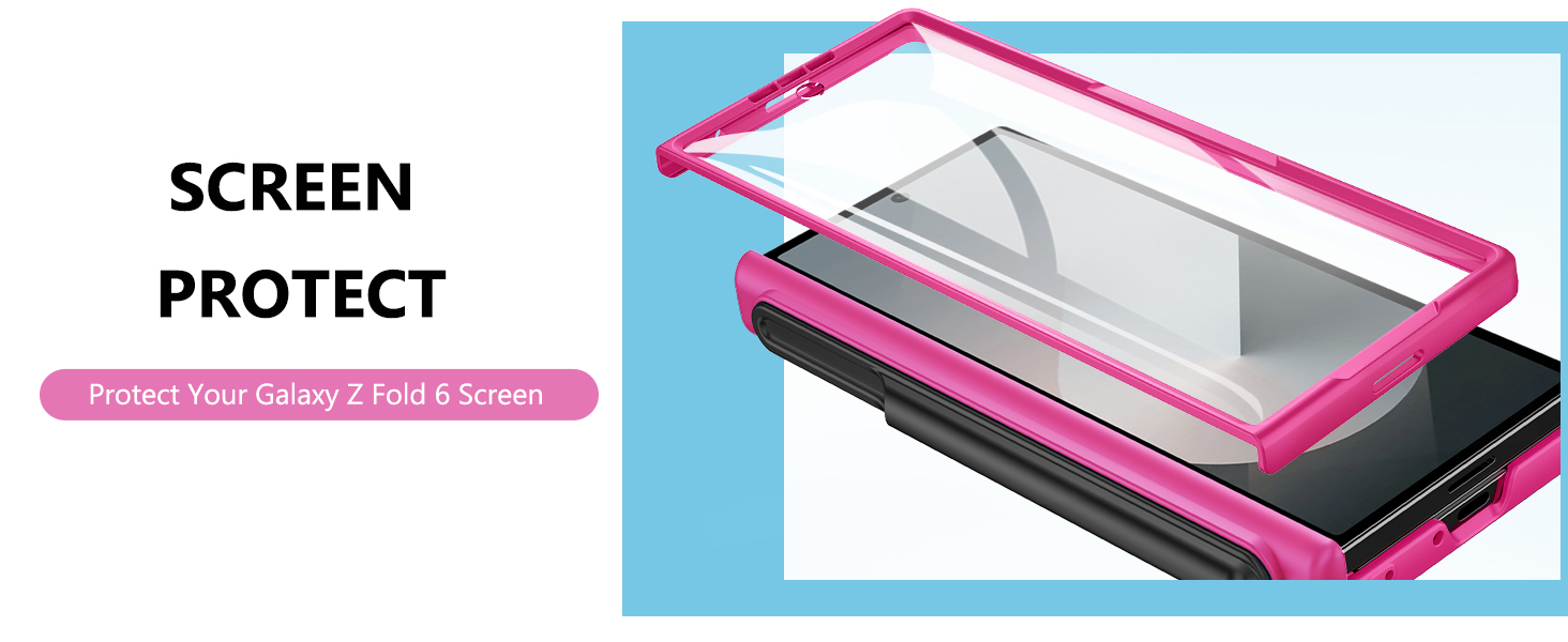 SSLOTSCASE for Samsung Galaxy Z Fold 6 Case with S Pen