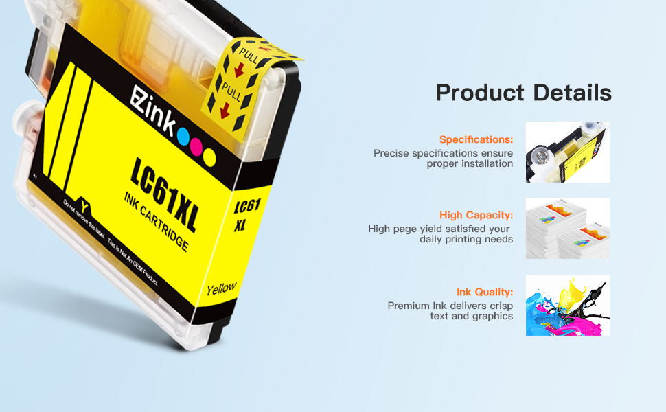 20 Pack EZ Ink (TM Compatible Ink Cartridge Replacement for Brother