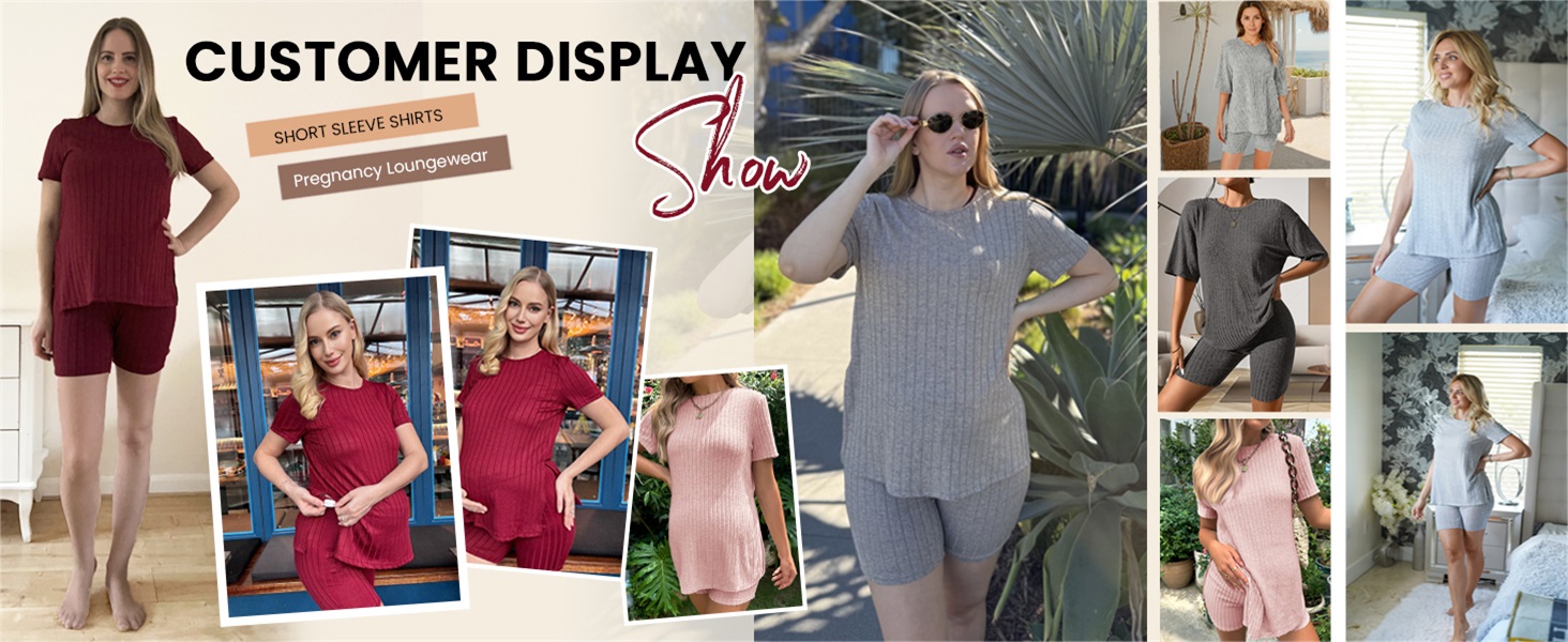 maternity sets 2 piece summer