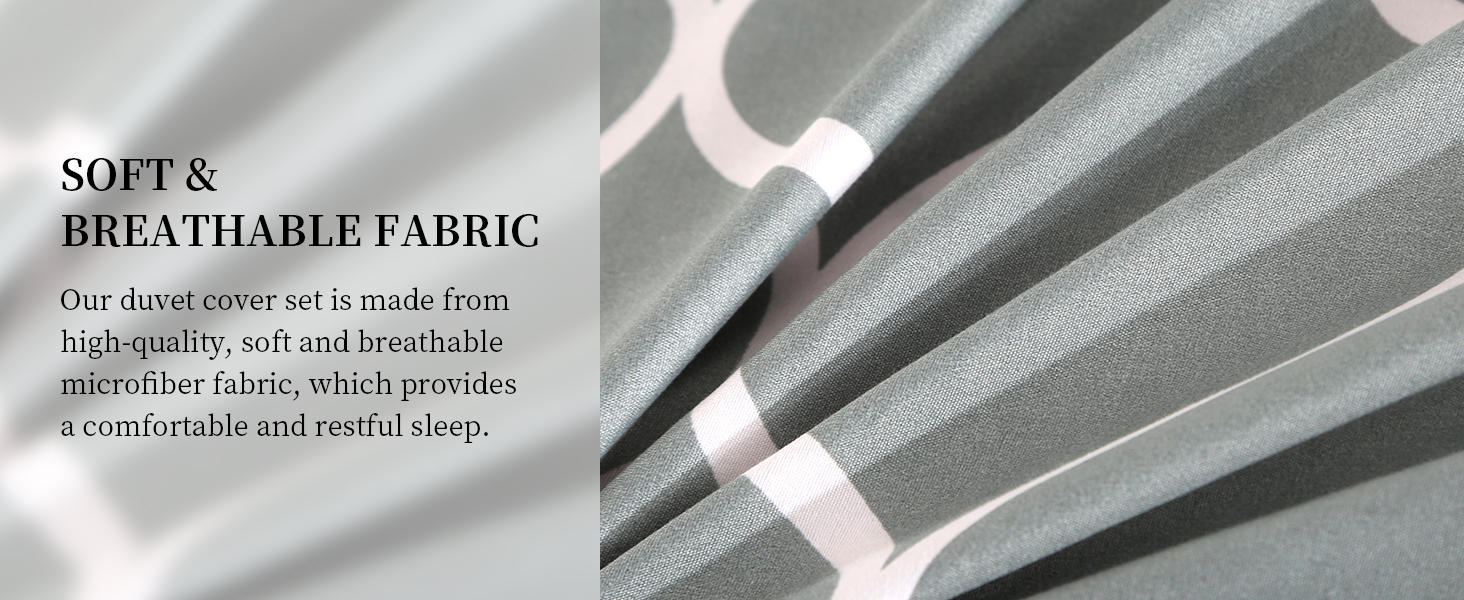 SOFT & BREATHABLE FABRIC