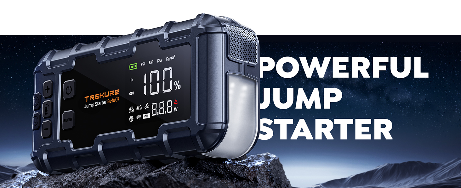 TREKURE Jump Starter with Air Compressor
