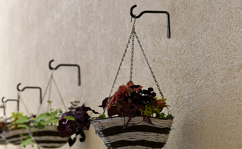 YIBOT Plant Hanger Indoor,6 inch Metal Hanging Plant Hooks
