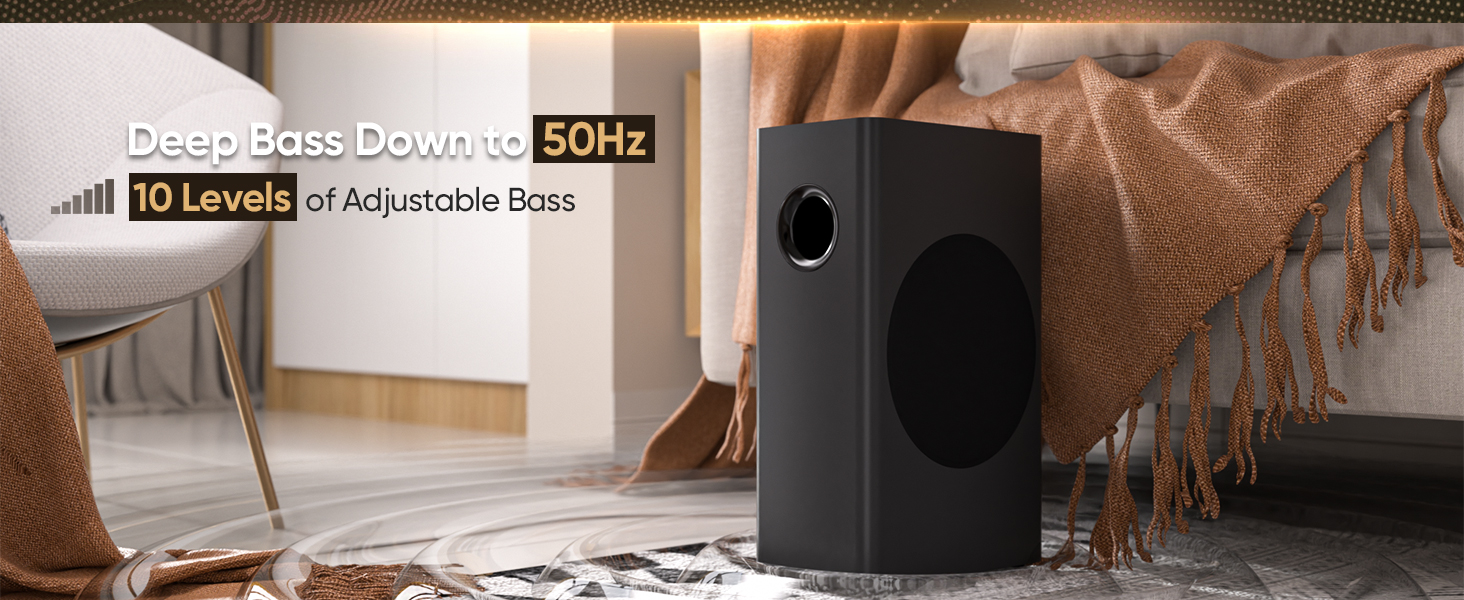 Soundbar with Subwooer