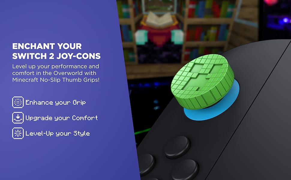 Minecraft KontrolFreek Creeper Thumb Grips Xbox Playstation Controller
