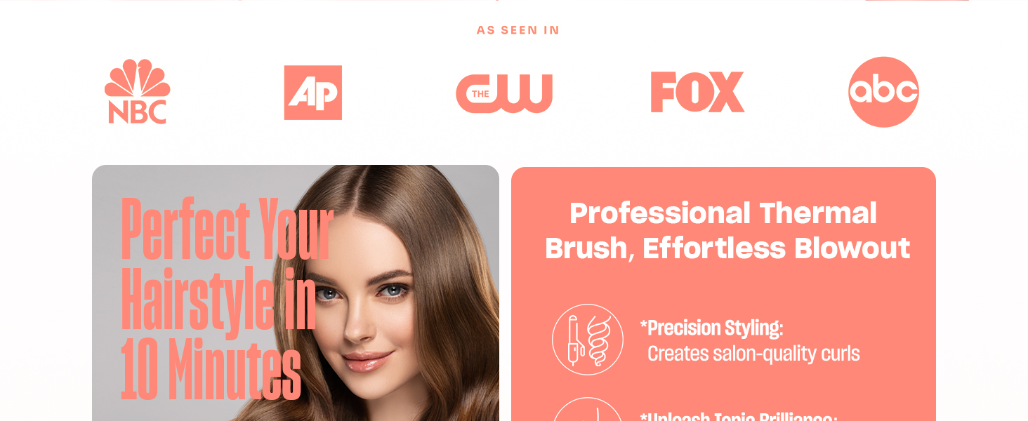 Bekind twist thermal brush 