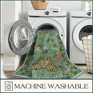 machine washable area rug