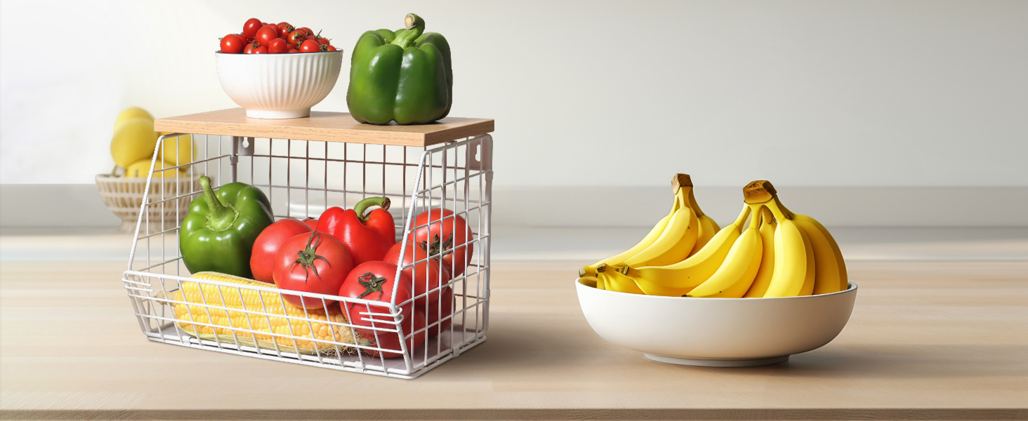small kitchen rangement panier fruits et légumes panier mural panier legumes rangement