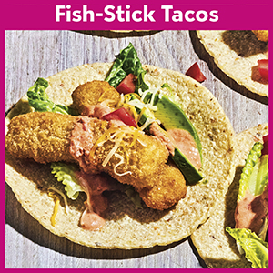 Photo of fish-stick tacos