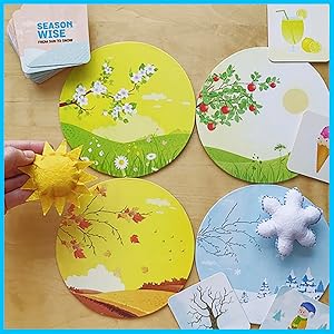 Chalk and Chuckles Season Wise Game, Learning & education skill building game