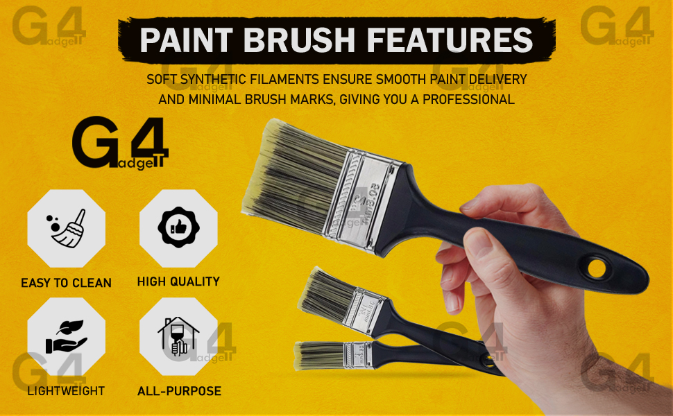 Set of 3 Brush Cleaning Brush Deck Stain Brush Deck
