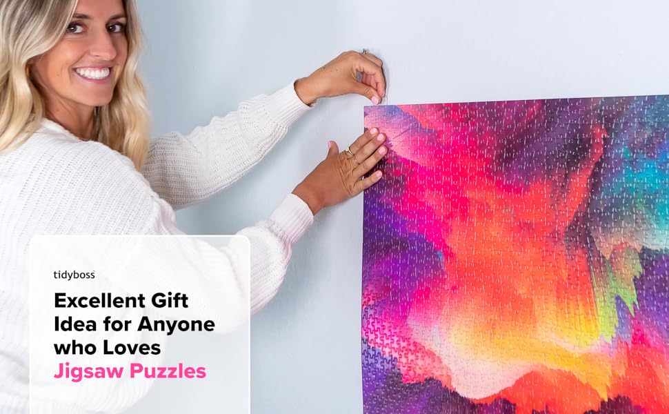 Jigsaw Puzzle Glue Sheets Thick, No Mess Puzzle Saver