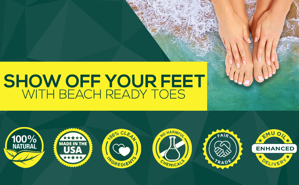Show off your feet with beach ready toes!