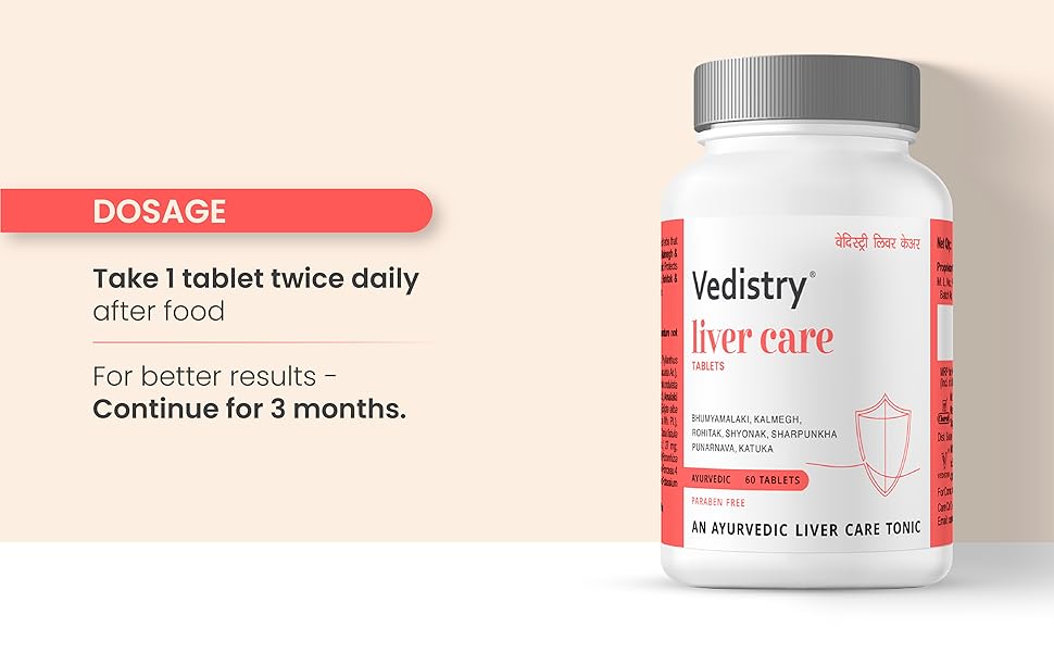 Vedistry Livercare Dosage