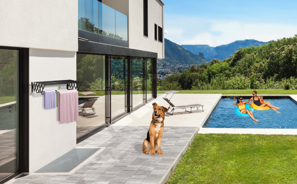 Laundry Drying Rack Space Saving