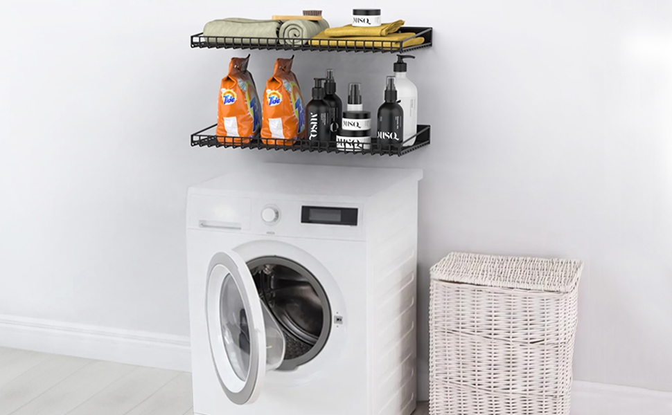 Amazon.com: TORACK 2 Pack Wall Mounted Storage Shelves, 23.5