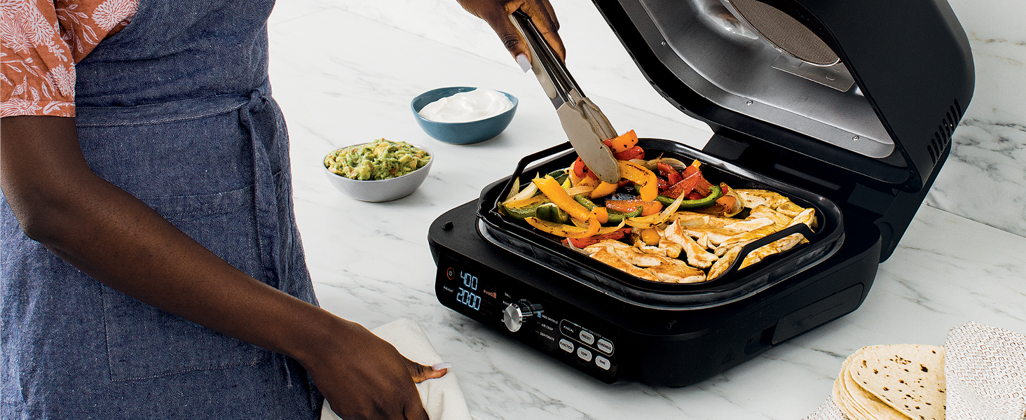 Ninja IG600C Foodi XL Pro 5in1 Indoor Grill & Griddle with 4Quart