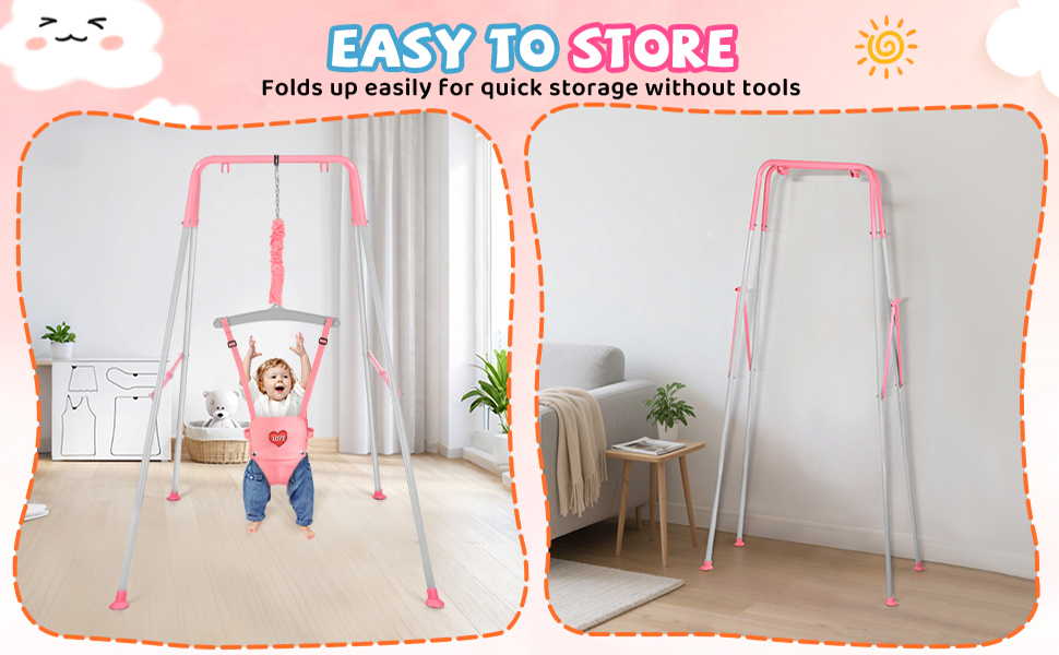 Baby jumping chair