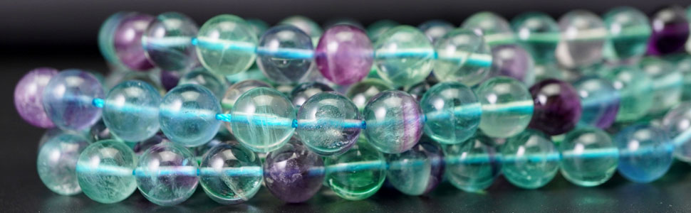 全粒虹入り　フローライト　12mm　天然石　ブレスレット NOLITA LABORATORY ブレスレット 「 / ノリータ 」レインボー