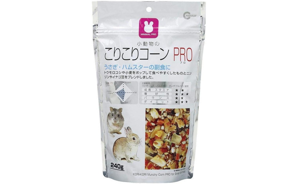 Amazon | ミニマルランド こりこりコーンPRO 240g 小動物用 MR