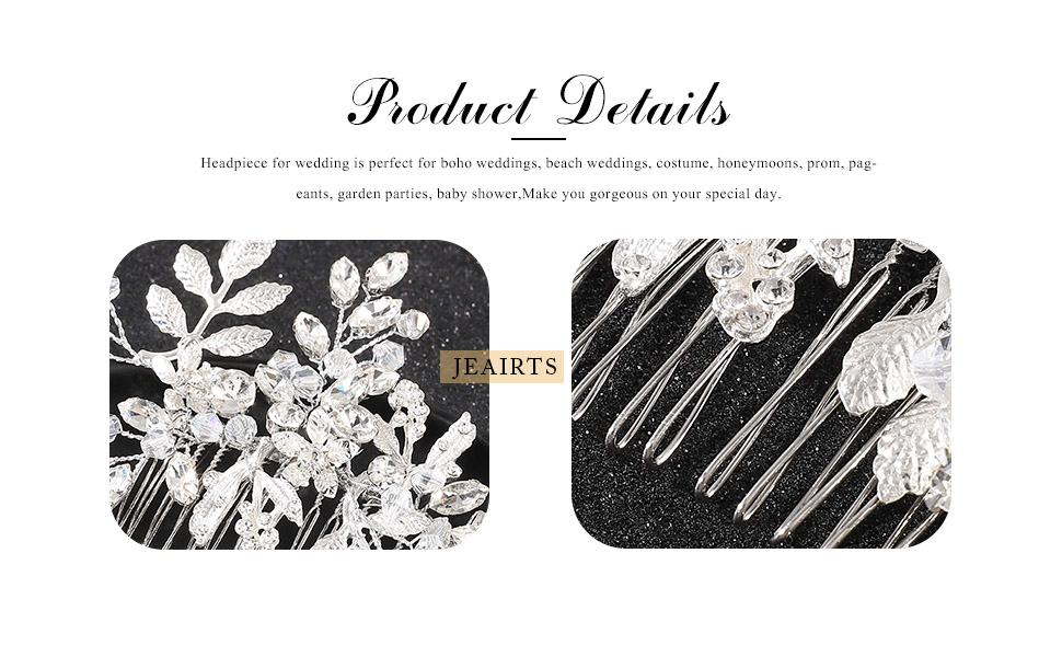 rhinestone hair comb