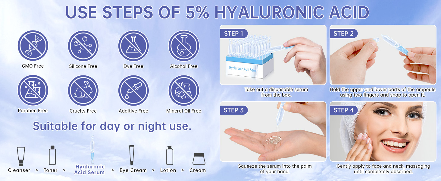 5% Hyaluronic Acid Tubes