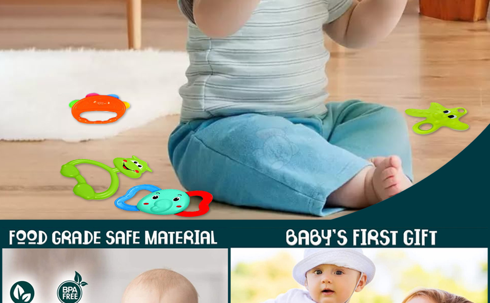 new born baby toys 0-3 months baby rattles for 0 to 6 month new born toys infant toys