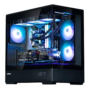 Amazon | ZALMAN P30 Black ピラーレス + 強化ガラス構造 ショー