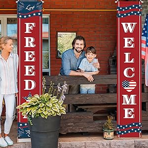 Fourth of July Decoration Patriotic Banner 4th of